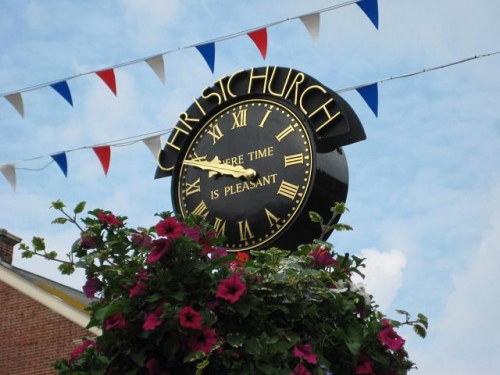 Clock at Christchurch HighStreet
